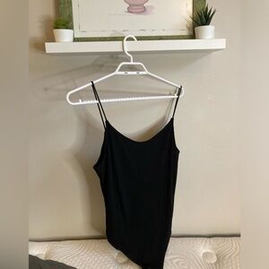 Ribbed-knit body suit